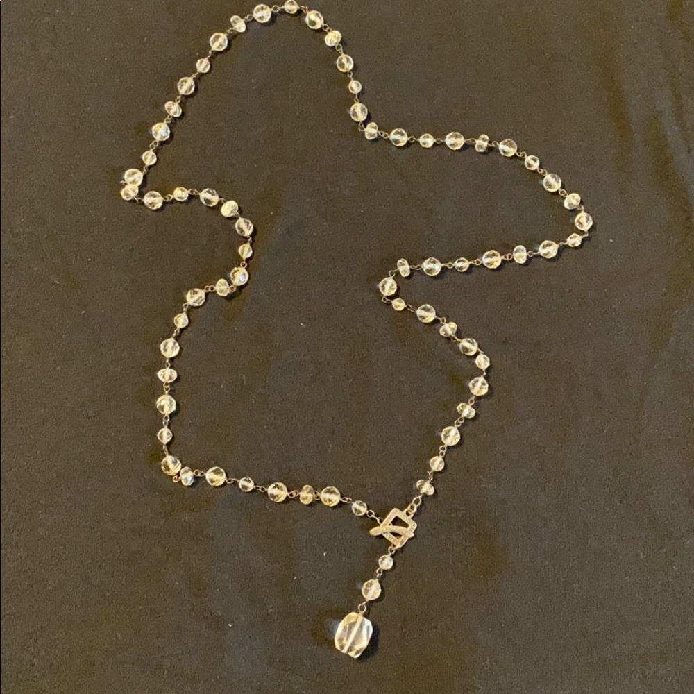 Long Silpada front claps necklace